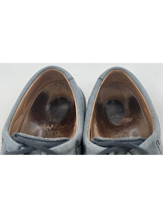 Birkenstock Pasadena Blue Gray Nubuck Suede Leather Moc-Toe Shoes EU40/L9/M7 main image 6